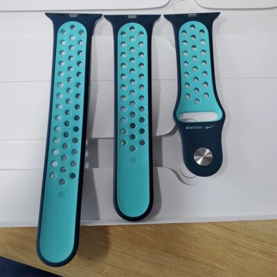 Black/Green Original For Apple watch Ultra Nike Sport Band 42mm 44mm 45MM 49MM