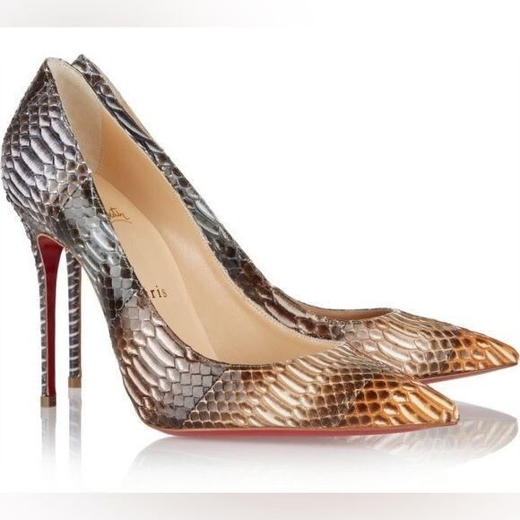 Christian Louboutin / Decollete Snake Décolleté 100 Point Toe