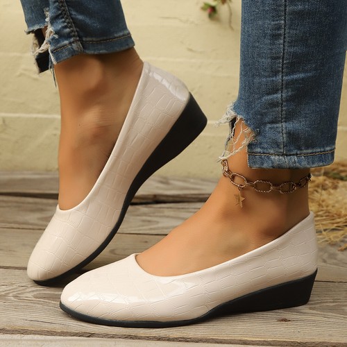 Flache Damenschuhe Slipper Bequem Ballerinas Schuhe Büro Arbeitsschuhe - Bild 29 von 31