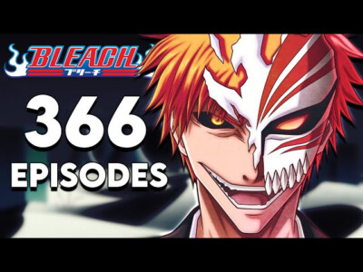 Anime DVD Bleach Complete (Vol.1-366 END + 4 Movies + 2SP) English Dub