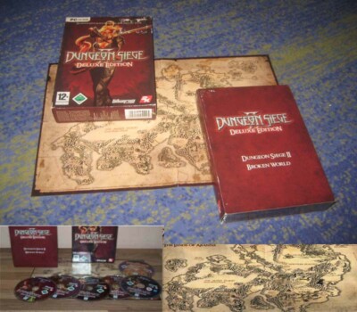 Dungeon Siege II Deluxe Edition RIESIG PC Sonderedition SOUNDTRACK usw. 