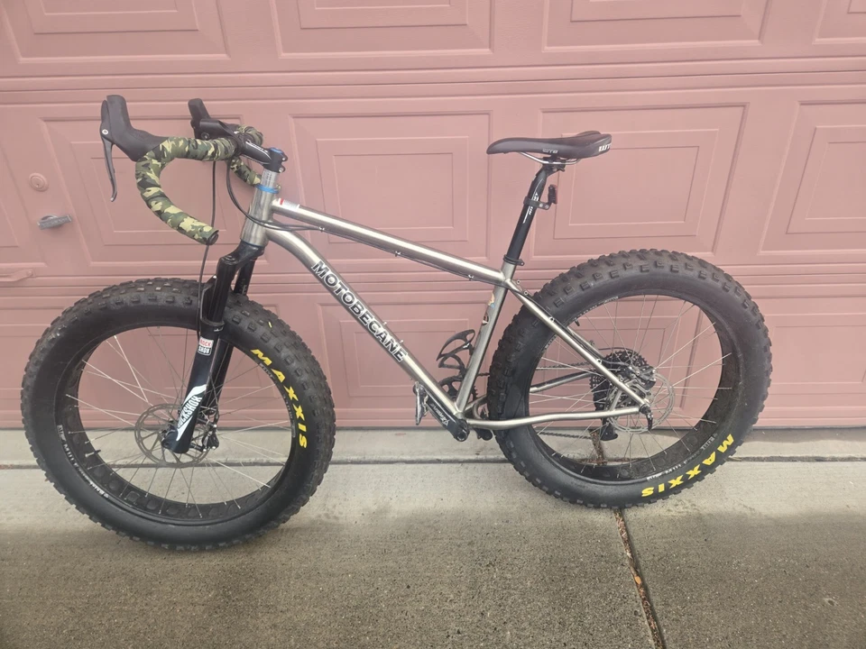 Motobecane 2018 NIGHT TRAIN TI BULLET SRAM Rival Titanium Bicycle Fatbike 17.5" - Image 2 of 4