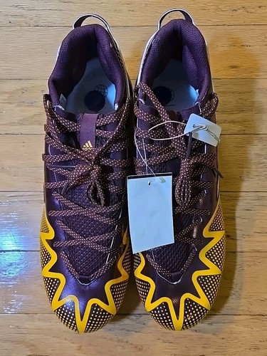 Adidas Freak 22 burgunderrot/gelb Washington Fußballschuhe Herren Größe 14 HP8771 - Bild 4 von 6