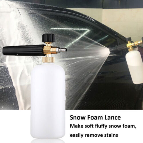 1/4" Snow Foam Lance Cannon Soap Bottle Sprayer Pressure Washer Gun Jet Car Wash - Picture 2 of 27