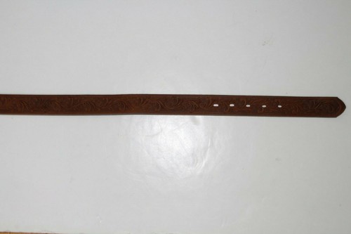 Kids Western Tony Lama Belt NEW NWT Long Horn Steer Buckle Size 28 Leather - Picture 2 of 3
