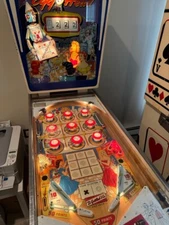 Vintage 1961  Gottlieb EGG-HEAD TIC TAC TOE EM Pinball State Relay Machine