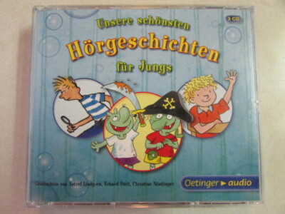 UNSERE SCHONSTEN HORGESCHICHTEN FUR JUNGS OETINGER AUDIO 2008 3CD SET GEMA 09225