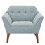 ink+ivy newport accent armchair-solid wood (38"w x 30.75"d x 31.5"h|light blue)
