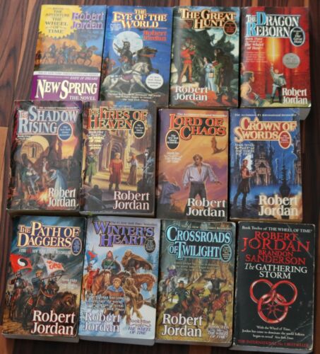 12 Robert Jordan The Wheel of Time epic Fantasy series all paperback books - Picture 2 of 9