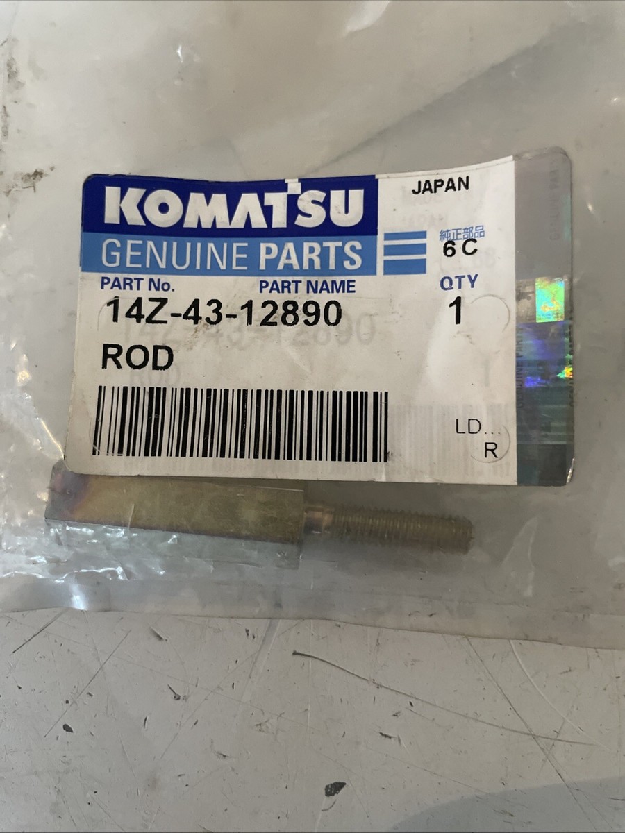 GENUINE KOMATSU ROD 14Z-43-12890 NEW OEM 14Z4312890 | eBay