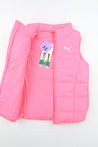 Puma Youth Girls 3 Piece Vest Long Sleeve Tee Legging Set Sz XS Pink White Black - Picture 9 of 17