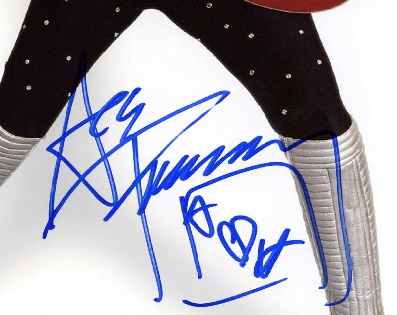 ACE FREHLEY SIGNED AUTOGRAPHED 11x14 PHOTO LEAD GUITARIST