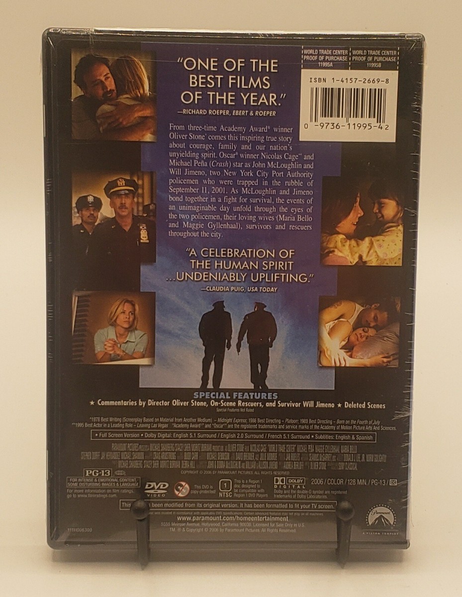 World Trade Center - An Oliver Stone Film - Nicolas Cage ~DVD | eBay