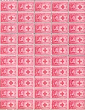 SCOTT 967 CLARA BARTON 3 CENT  M NH  FULL  SHEET OF 50