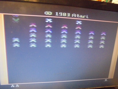 5 Atari 2600 Games tested pacman qbert galaxian asteroids fishing derby - Picture 6 of 7