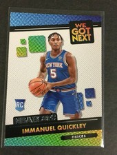 2020-21 NBA  HOOPS BASKETBALL CARD RC WE GOT NEXT IMMANUEL QUICKLEY 25 FREE S&H 