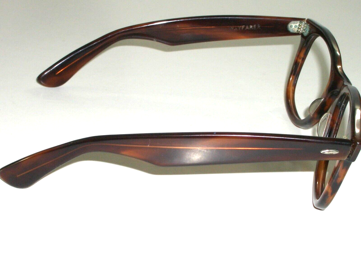 50M VINTAGE B&L RAY BAN L2053 THICK WAYFARER 5024 EYEGLASS