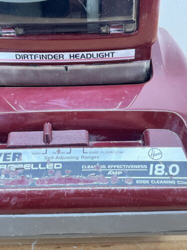 Hoover Powermax Upright Vacuum U3729-930 Red Self Propelled With Attachments - Picture 4 of 21