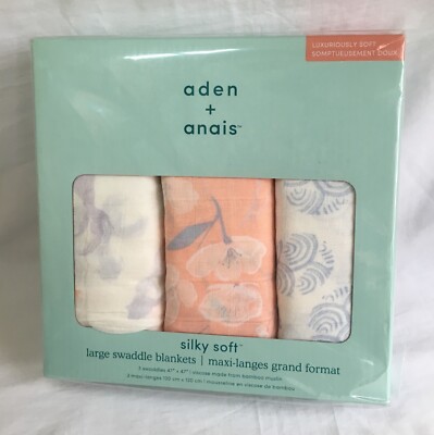 Aden + Anais große Swaddle Decken - Koiteich - 3er Pack