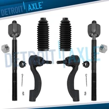 AWD Front Inner Outer Tie Rod Kit for 2014 2015 2016 2017 2018 2019 Cadillac CTS