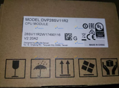DVP28SV11R2 Delta SV2 Series Functional PLC DI 16 DO 12 Relay 24VDC new in box