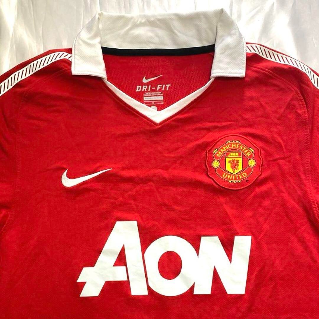 Manchester United Nike 2010 2011 Home Long Sleeve Football Jersey