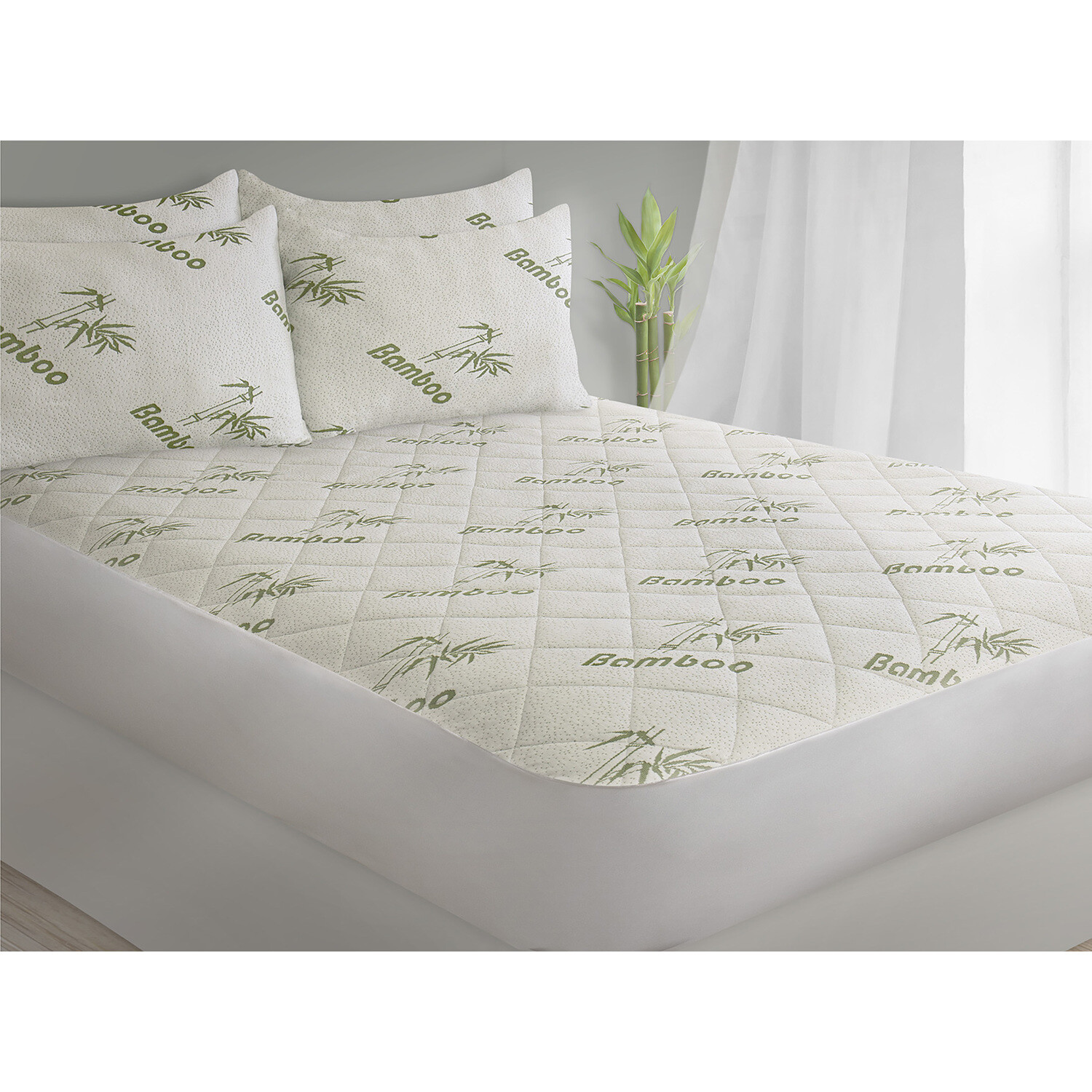 Mattress Protector Q Bamboo Jacquard-image