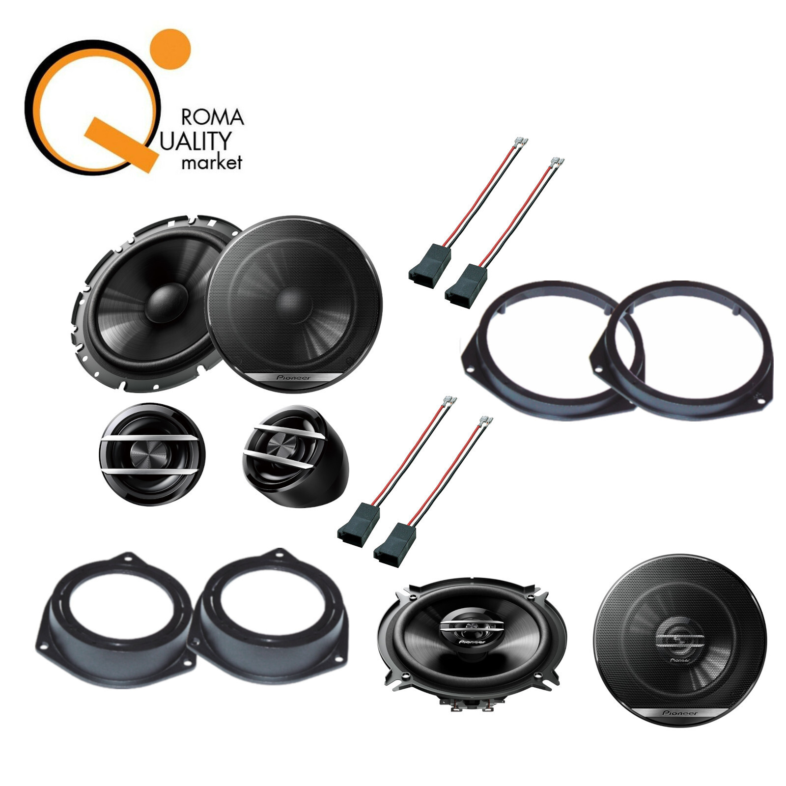 Kit 6 Casse Pioneer per Opel Astra H (2005-2010) - Audio Auto Completo