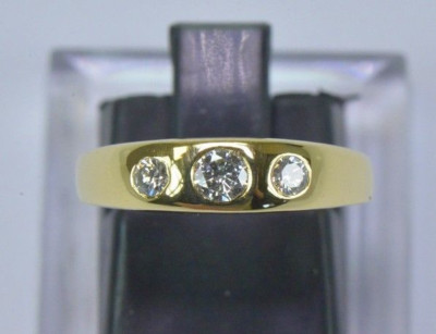 Wempe - Brillantring 18 Kt. Gold Diamanten Brillanten RingNr.1600  