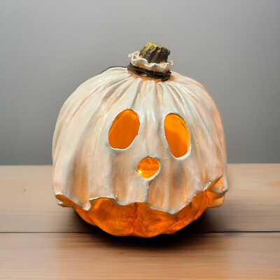 6'' Toil & Trouble TikTok Viral LED Light-Up Ghost Masked Pumpkin Halloween NEW!