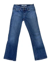 Joes Jeans Slim Straight Blue Womens Size 25x28 Vintage EUC👖