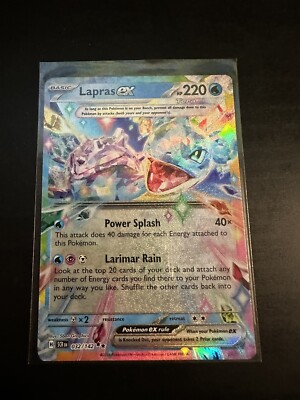 pokemon card lapras ex Lapras Ex - 164 Promo - Scarlet & Violet | Pokémon Custom Extended Artwork  Display Case – TCG.Store
