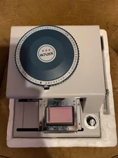 Semi-Automatic Nameplate Embosser Metal Embossing Machine 41 Code(PreOwned)