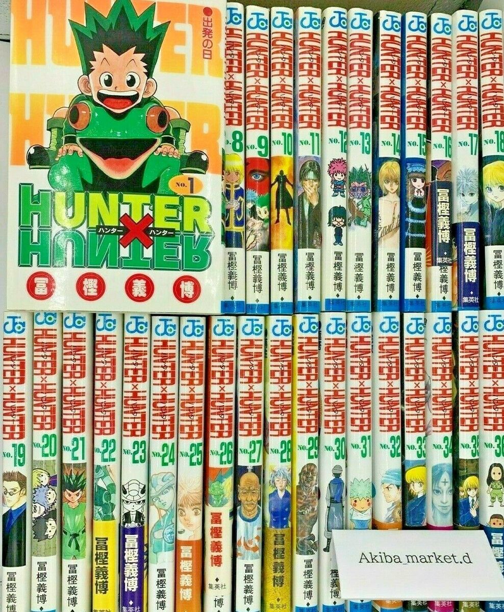 Hunter x Hunter Japanese Vol.1-37 Complete Full set Manga Comics Togashi