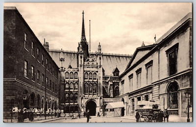 The Guildhall, London Valentine's RPPC* UP Postcard VGC