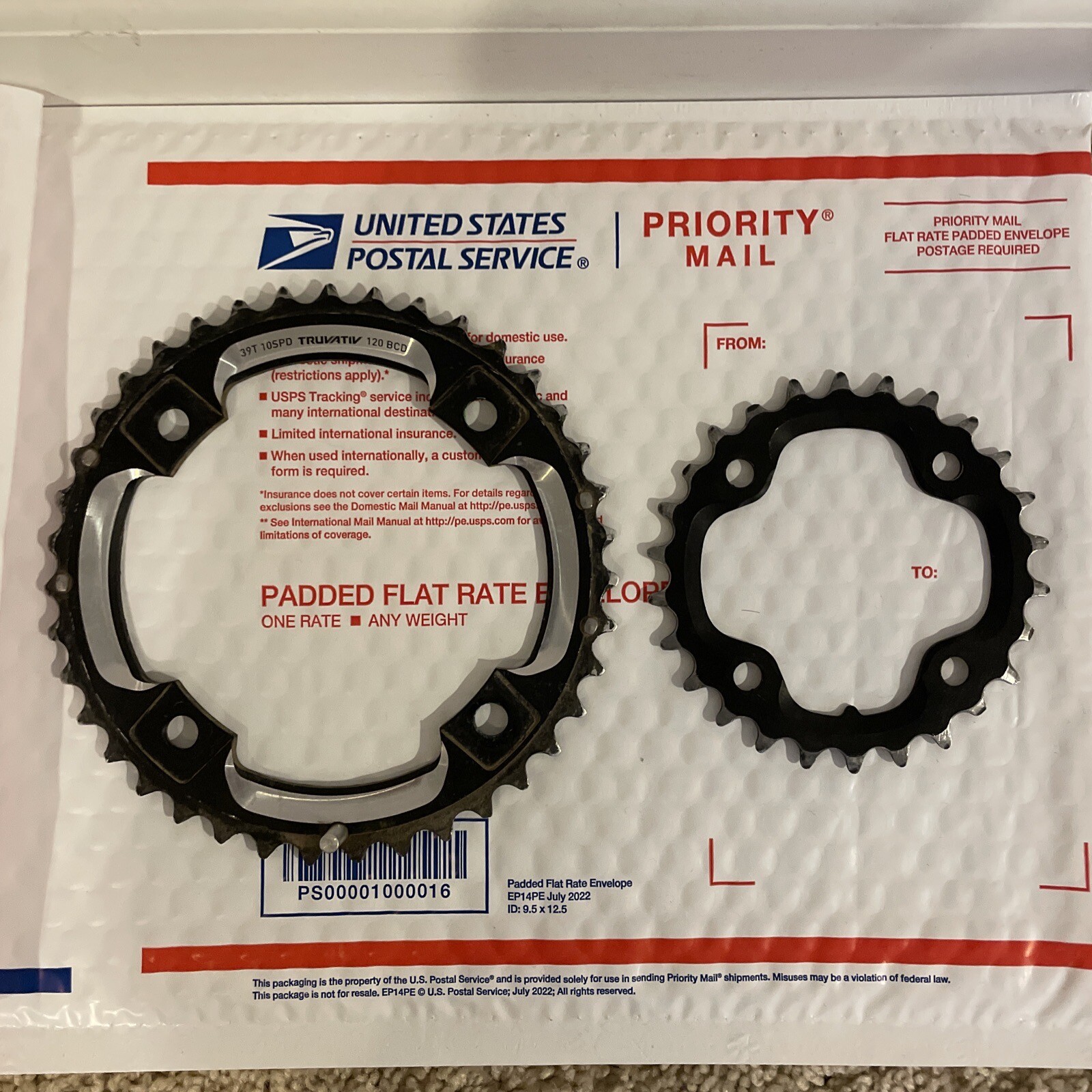 SRAM XO Carbon Crankset TruVativ 175mm w Bottom Bracket