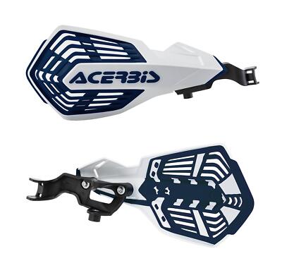 Acerbis K-Future belüftete Handprotektoren weiß blau Husqvarna TE 300 PRO 2024