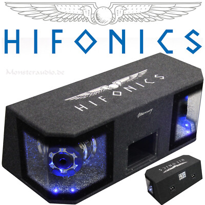 B-Ware Hifonics MR8-Dual 1200 Watt 2x20cm Bandpass Subwoofer Auto Bassbox