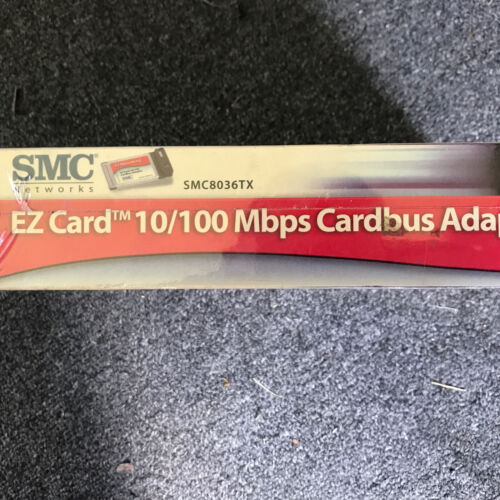 SMC Ez Card 10/100 Mbps Cardbus Adapter SMC8036TX, New - Picture 4 of 7