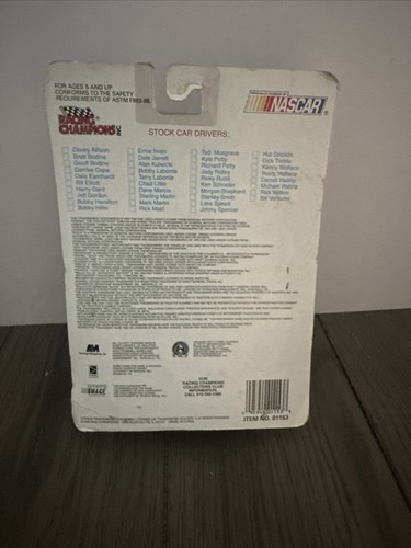 Die Cast #19 Hooters Car escala 1:64 Racing Champions 1994 (s) - Imagen 2 de 2