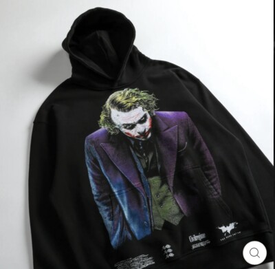 CIVIL REGIME X DARC SPORT X BATMAN X HEATH LEDGER THE JOKER HOODIE-X LARGE 