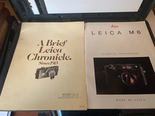 A Brief Leica Chronicle Brochure  Leica M6 Classic Photography Brochure