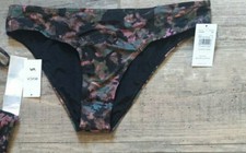 NWT RVCA RUCA Camo Floral Mid Rise Medium Coverage Bikini bottom XL X Large