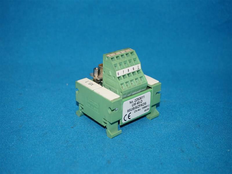 Phoenix Contact 2293611 UM 45-D 9SUB/S/ZFKDS Interface Module | eBay