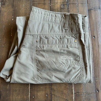 Kuhl Liberator Convertible Stealth Pants Men's 34x31 Gray Hiking Nylon NWOT