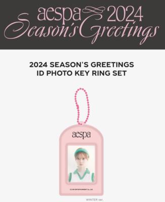 aespa 2024 SM ARTIST SEASON'S GREETINGS OFFICIAL MD ID PHOTO KEY
