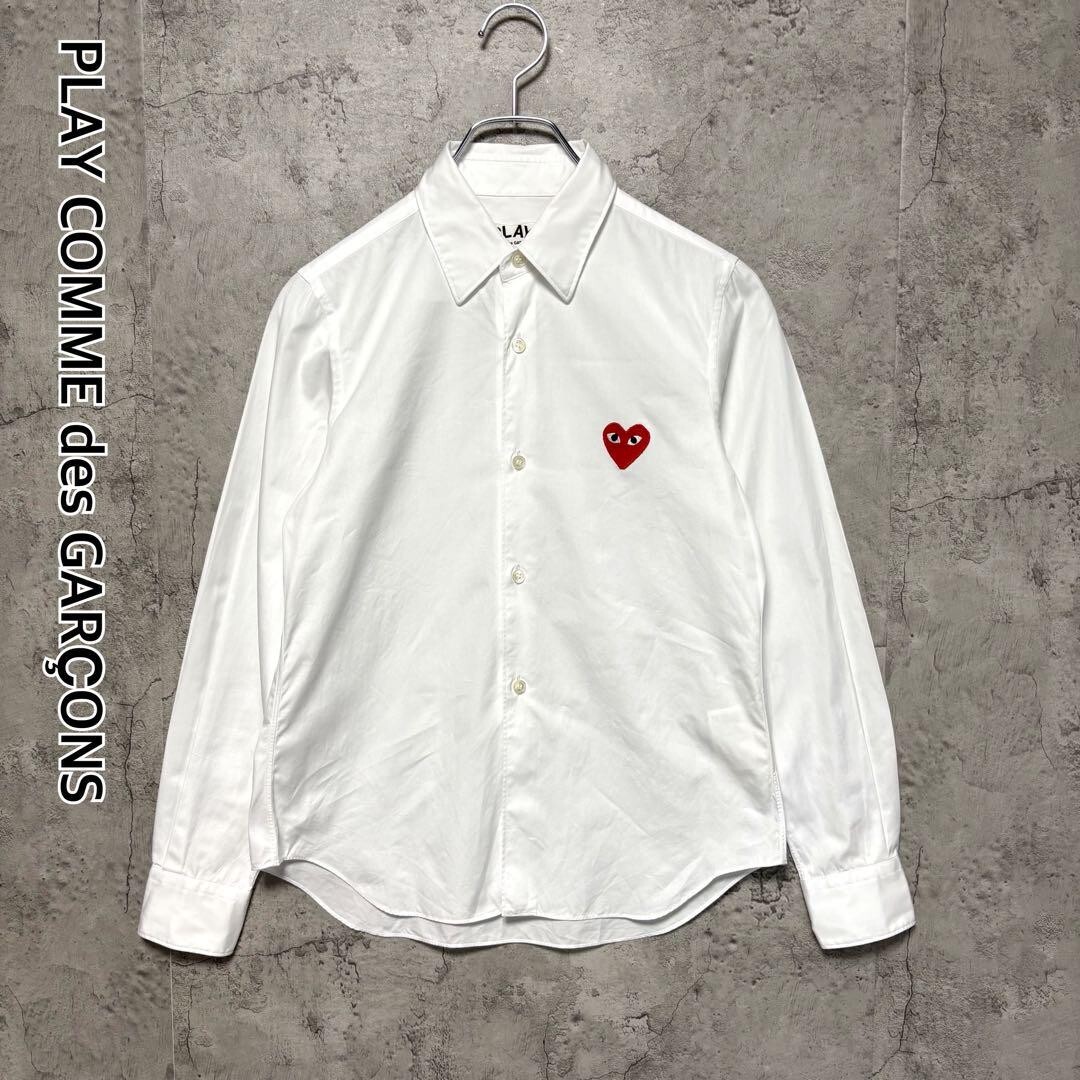 Play Comme des Garcons Long Sleeve Casual Shirt Patch Regular