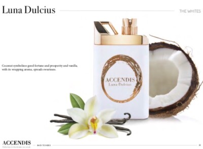 Accendis Milano Luna Dulcius Eau de Parfum niche fragrance Perfume 100ml / 3.4oz