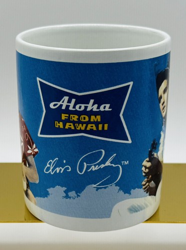 Vintage Elvis Aloha From Hawaii Mug Cup - Picture 2 of 3