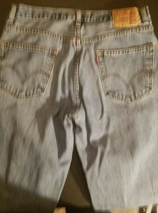 Levis 550 Relaxed Fit Blue Jeans 34x36 Preowned DEFECTS STAINS C52 | eBay